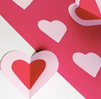 cutout hearts for dance
